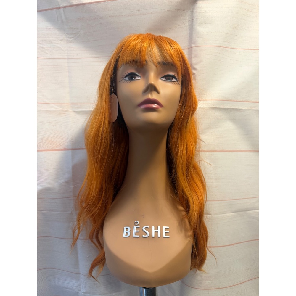 Orangish Auburn wig